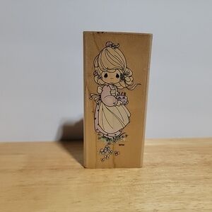 Precious Moments Birthday Blessing UN001 Wood Mount rubber stamp by Stampendous